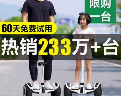 平衡车 领奥官方旗舰店2022新款电动腿控...