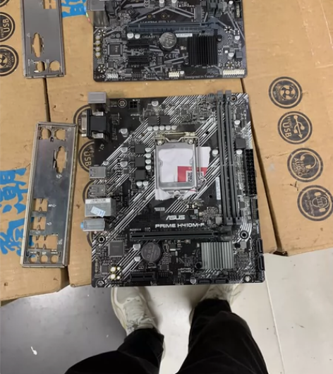 拆机 华硕H410M-F 主板 技嘉H4...