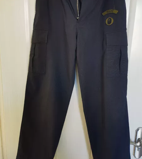 bape 工装裤穿过两次自定义95新这个价...