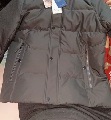 全新男士羽绒服,纯鹅绒的,给老爸买的码太小...