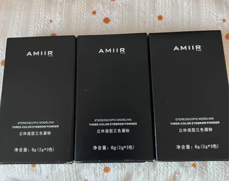 amir三色眉粉 过期全新 去年过期的 ...