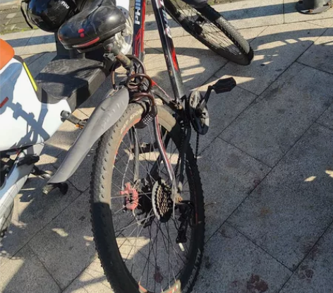 自行车，100元，龙湾上庄小学自提，座椅破...