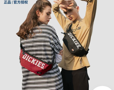 Dickies帝客官方潮流个性字母学生腰包...