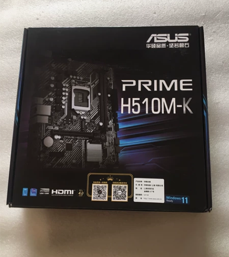 全新华硕拆机主板,型号:H510M-K,全...