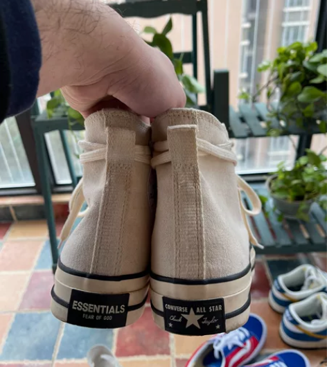 ess fog 匡威高帮41码 上脚一次 ...