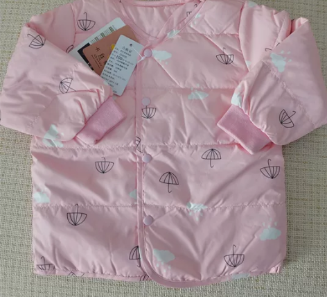 包邮全新有吊牌100码全新儿童羽绒服雨伞款...