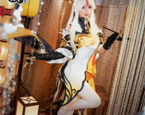 三町目家全新原神游戏天权星凝光cos服 三...