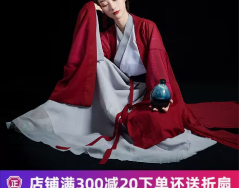 侠客汉服女古风红颜古装夏季魏晋风飘逸仙气中...