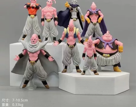 七龙珠 8款 魔人布欧 公仔 胖布欧 手办...