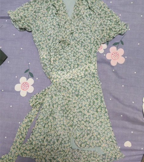 法式一片式短裙 良心出,不退不换