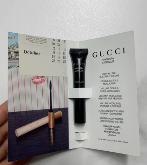 Gucci睫毛膏小样1ml 买口红的赠品 ...