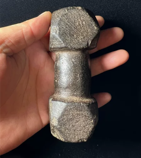 老石器 清代石器,包浆老辣,器型古朴,品相...