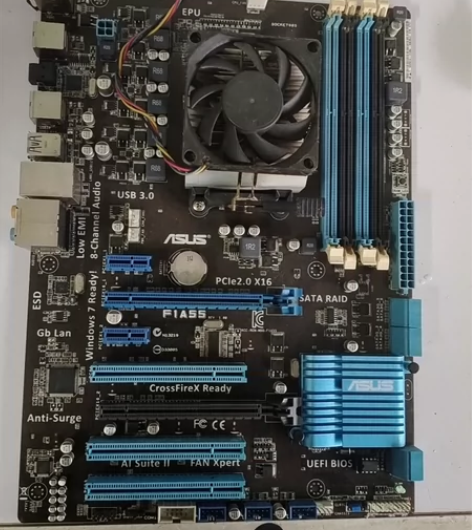 华硕F1A55主板socket905针,正...
