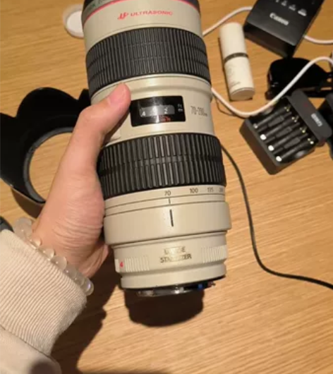 佳能70-200f2.8一代防抖镜头,自用...