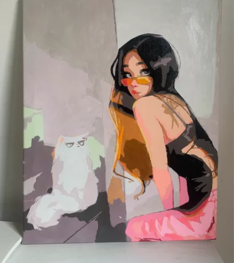 油画,自己dry画的 感兴趣的话点“我想要...