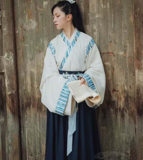 包邮清水溪 风雅颂汉服魏晋棉麻男女同款 标...