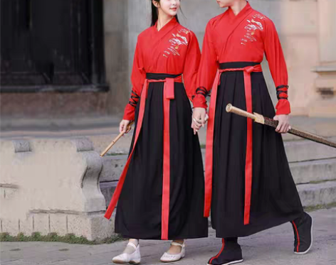 包邮【特价清仓】魏晋风大码汉服情侣款古风中...