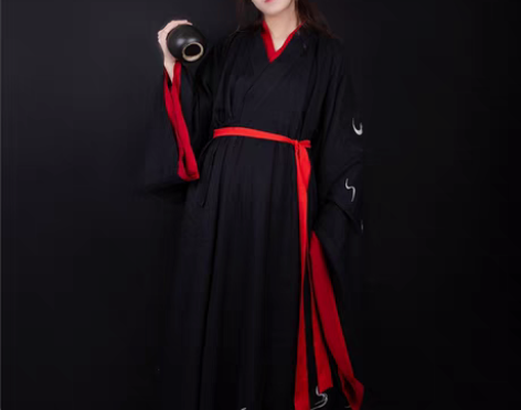 出|汉服|清霄浮烟 魏晋风汉服 直缀...