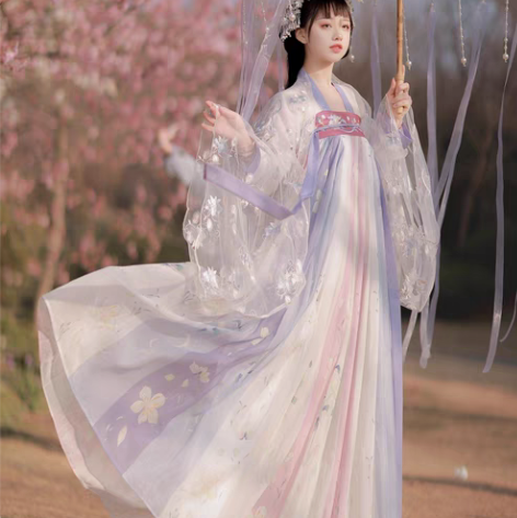 茗月萱家的汉服淘宝入的，上衣 裙子 大袖衫...