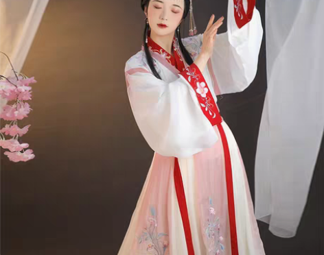 转卖裳云兮原创正品秦树语汉服女重工刺绣晋制...