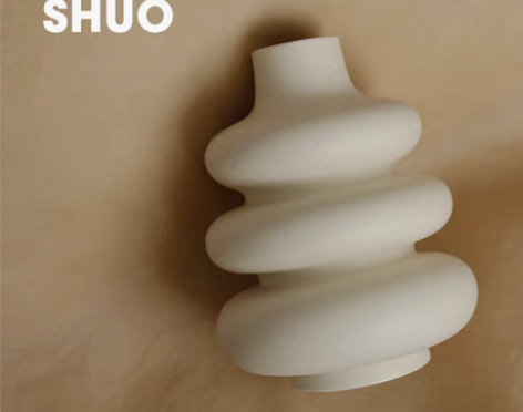 转卖WENSHUO法式简约甜甜圈花瓶水培鲜...