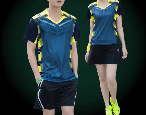 转卖羽毛球服套装女短袖夏季速干短裙比赛球衣...