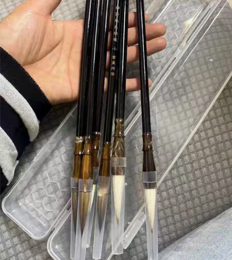 包邮培训班不开了，出一批毛笔6支包邮甩卖清...