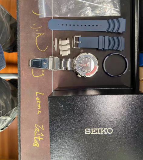 包邮二手精工罐头可乐圈国行PADI潜水SN...