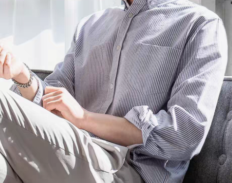 转卖长袖衬衫男宽松条纹衬衫男装休闲纯棉衬衣...