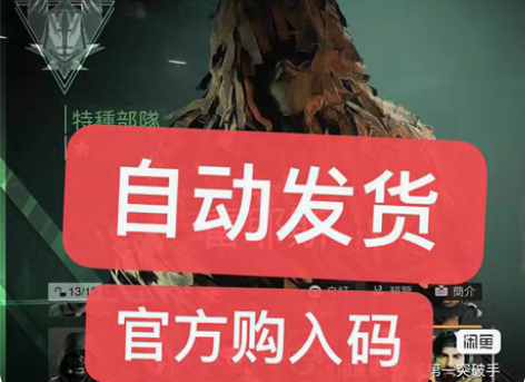 包邮【发码】使命召唤cod19吉利服 单码...