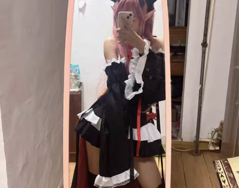 大全套戳瞳出克鲁鲁cos服 全套现货终结的...