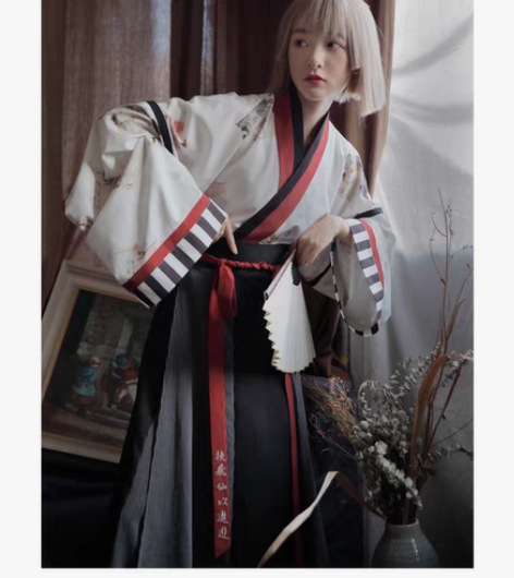 转卖徐娇织羽集【打翻废纸篓 】汉服女晋制秋...