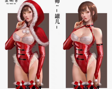 歪萌舍 罐儿 圣诞节/新年cos 兔女郎动...
