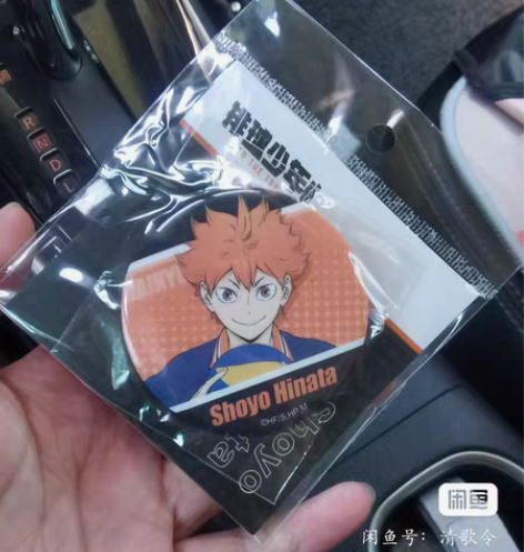 包邮排球少年吧唧 日向翔阳徽章 材质：马口...