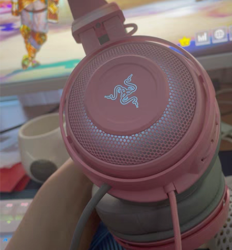 包邮99新雷蛇 Razer北海巨妖有猫耳款...