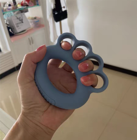 硅胶握力器分指握力圈锻炼手劲康复理疗手指训...