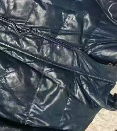 包邮啄木鸟正品绵羊皮羽绒服男,立领,99新...