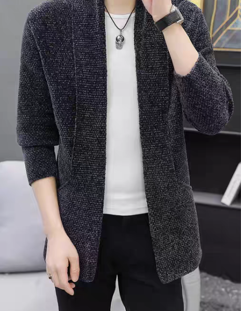 恒源祥2021年新款春秋季男士针织开衫外套...
