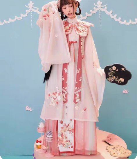 汉服出租 长衫云肩马面可选 s码 【十三余...