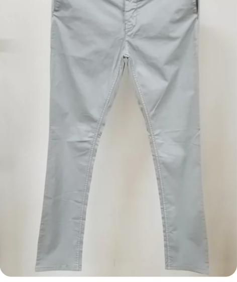 阿玛尼直筒修身弹力休闲裤,闲置正品全新,灰...