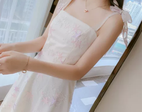 夏季吊带连衣裙子仙女超仙森系女装夏装202...