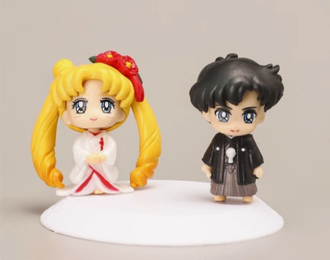 现货!美少女战士手办 和服婚纱水冰月地场卫...
