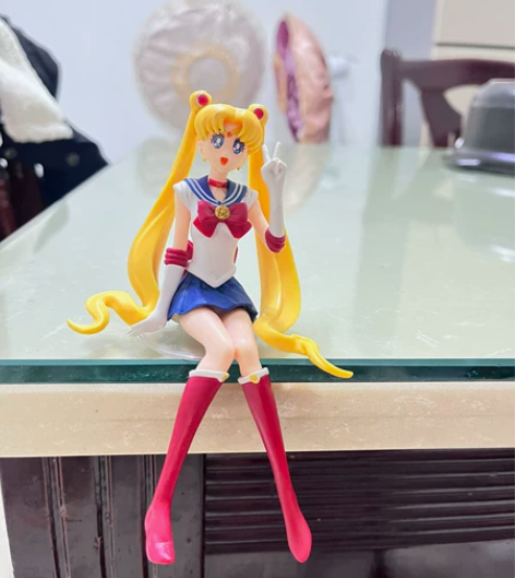 水冰月模型手办 可放桌子旁边坐着,代友出 ...