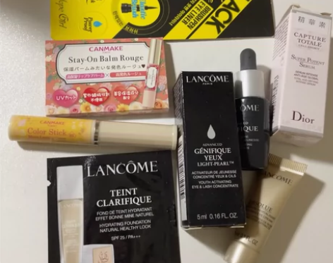 一堆过期、临期小样,均来自各专柜和卡莱美 ...