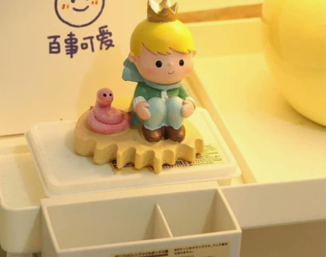 创意儿童房小摆件可爱卡通小王子桌面摆件烘焙...