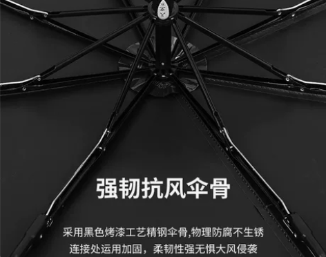 加厚结实晴雨防晒双人伞折叠两用男女天堂伞加...