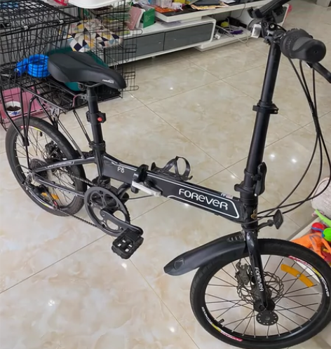永久P8折叠自行车,20寸7速碟刹,铝合金...