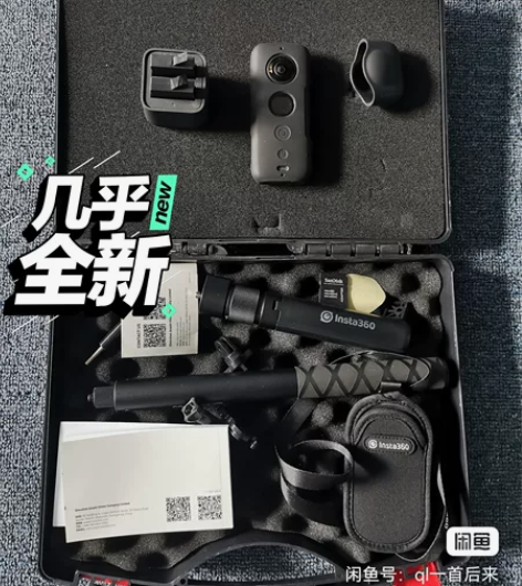 insta360 one x全景运动相机闪...