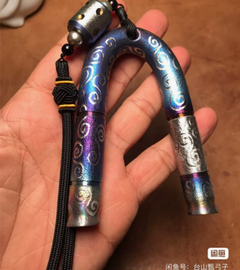 钛合金弹弓最新版钛合金v形弓,尺寸14/7...