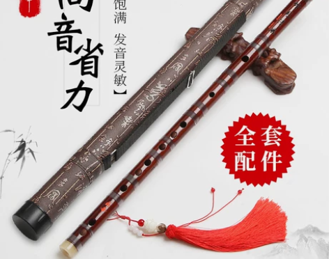 专业演奏双插 笛子横笛苦竹笛初学者笛子小G...